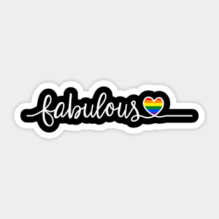 LGBT Fabulous Sticker